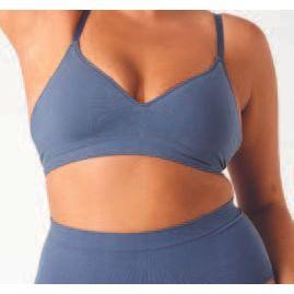 Ambra Wireless Bra - Mid Grey Marle - Willow and Vine