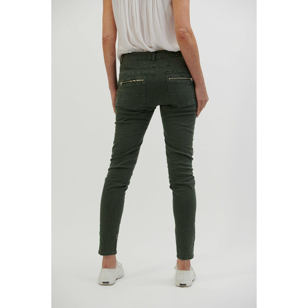 Classic Button Fly Jeans from Italian Star - Military - Willow and Vine