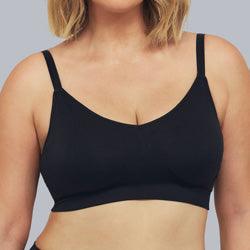 Curvesque Support Wirefree Bra - Black - Willow and Vine