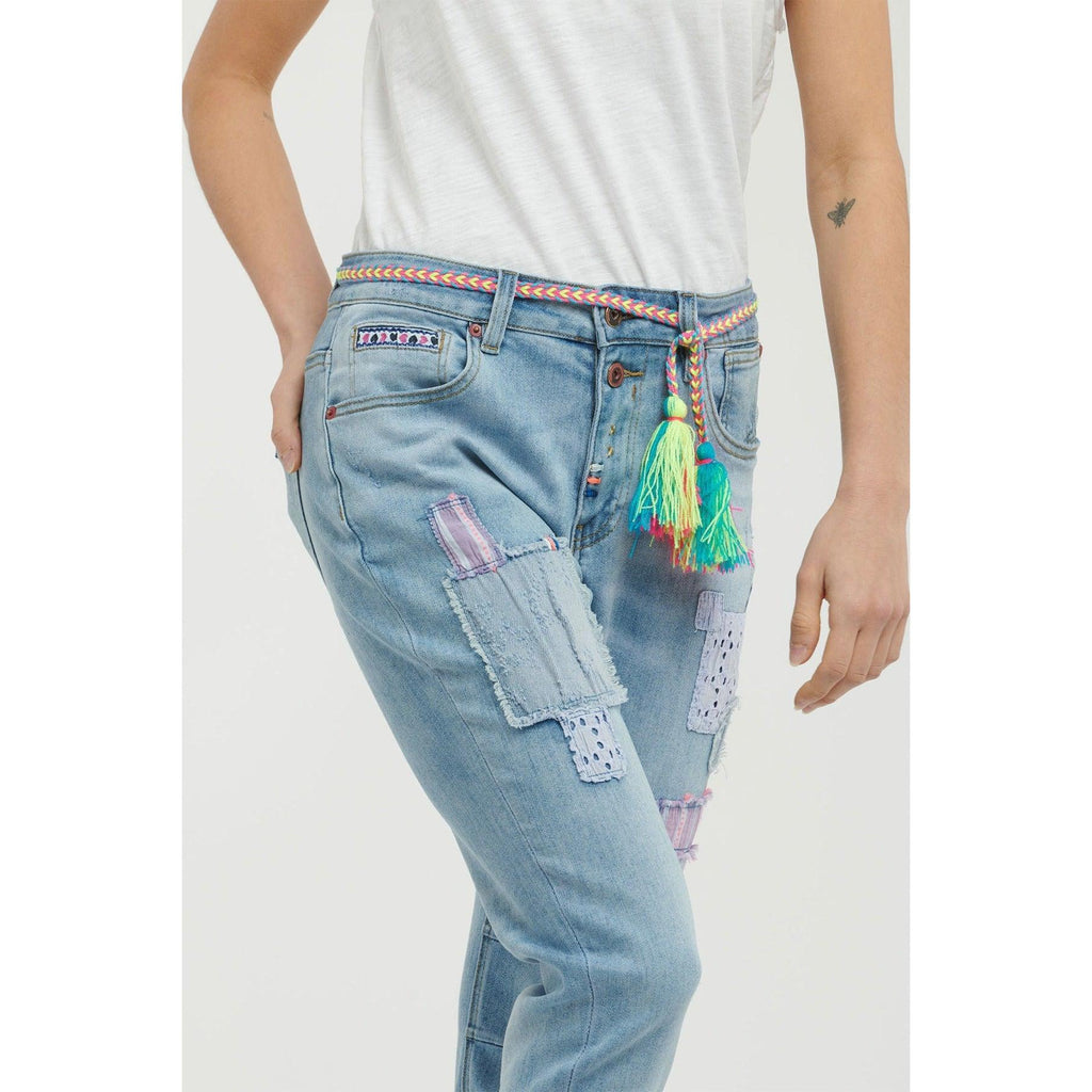 Fluro Patch Sophie Jean - Denim - Willow and Vine