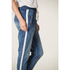 Italian Star Denim Jogger with Silver Trim - Willow and Vine