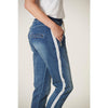 Italian Star Denim Jogger with Silver Trim - Willow and Vine