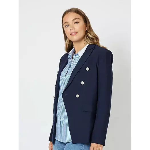 Lauren Blazer - Navy - Willow and Vine