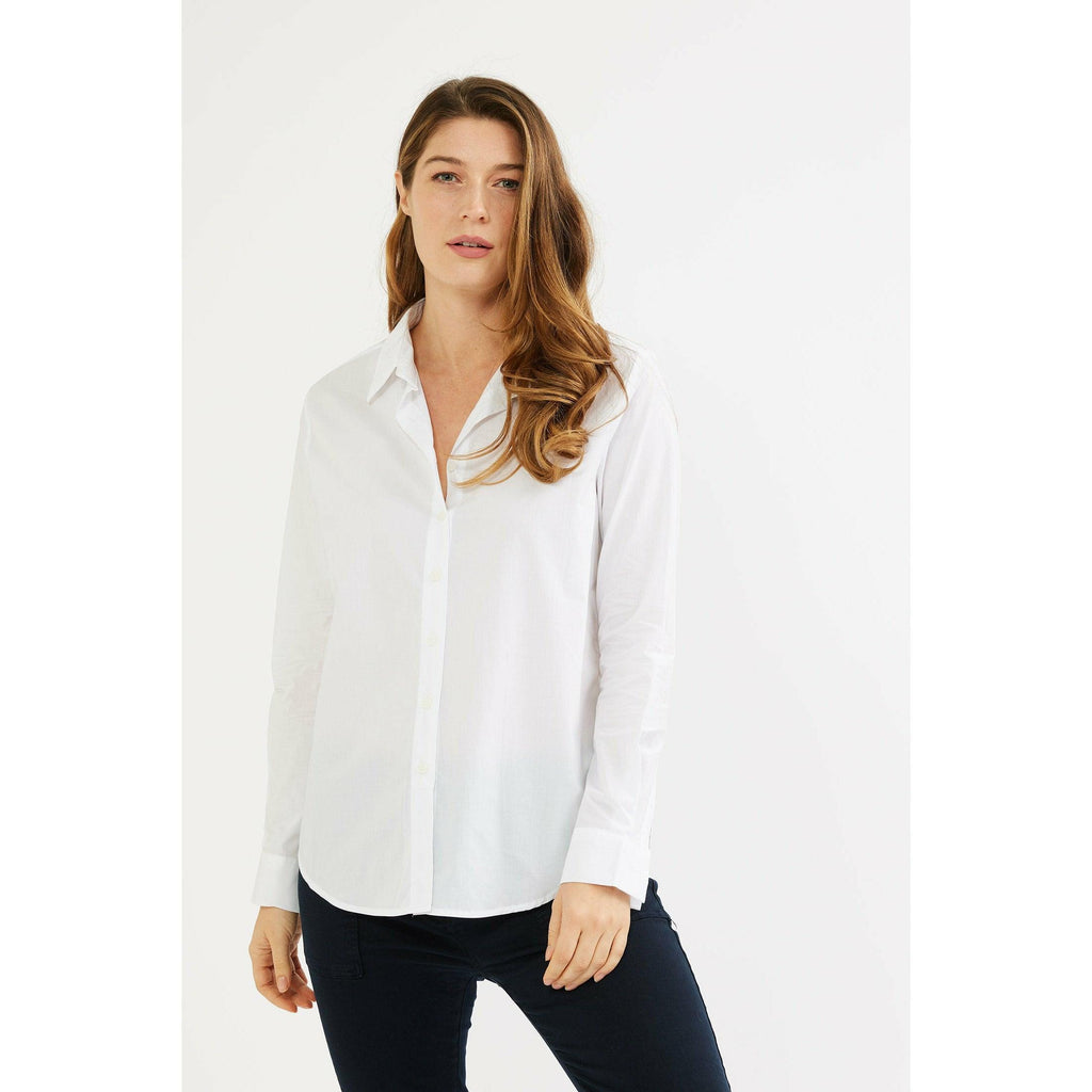 Plain Button Through Shirt - Willow and Vine