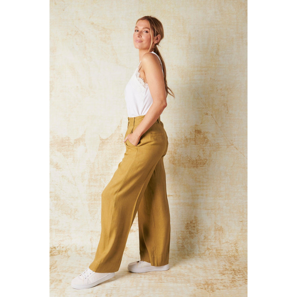 Wide Leg Classic Pant - Cinnamon - Willow and Vine